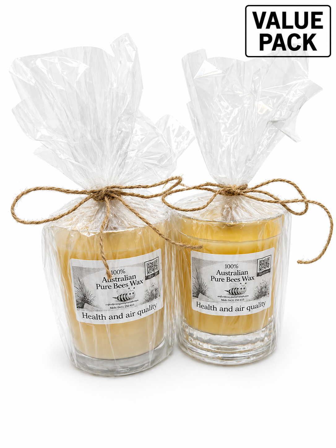 Frosted Candle- Double Value Pack